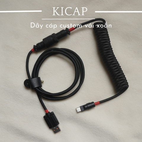 Dây cap vải xoắn custom trục cao cấp
