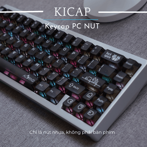 Bộ keycap Weikav PC NUT xuyên led