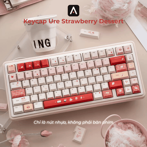 Bộ keycap Ure Strawberry Dessert