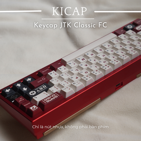 Bộ keycap Cherry JTK Classic FC Clone cao cấp