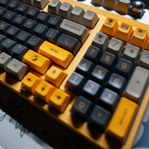 Bộ keycap SA Mac Retro Yellow