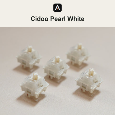 Switch Cidoo Pearl White - Linear - Âm poppy