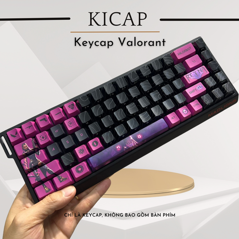 Set keycap theme game Valorant 29 nút