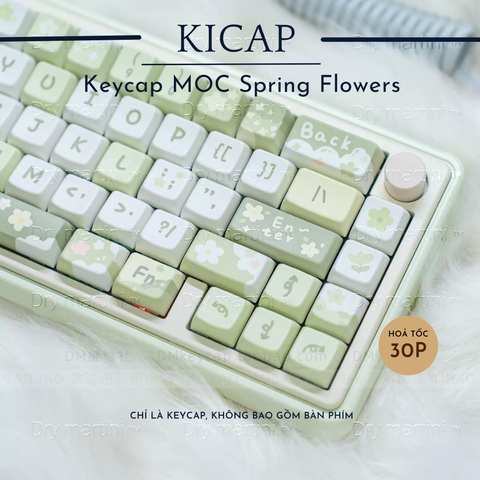 Bộ keycap MOC Spring Flowers Cute