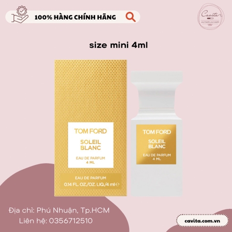[TOMFORD] Nước hoa Tomford Soleil Blanc EDP 4ml