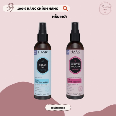 [HASK] Xịt dưỡng tóc Argan Oil & Keratin Protein