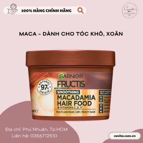 [GARNIER] Kem ủ tóc Garnier Frutics Hair Food 390ml