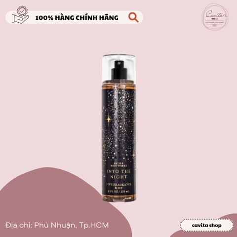 [BATH & BODY WORKS] Xịt thơm Body Mist Into The Night