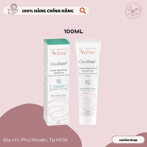 [AVENE] Kem dưỡng ẩm, phục hồi, làm dịu da Cicalfate+ 100ml