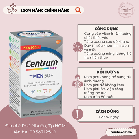 [CENTRUM] Vitamin tổng hợp
