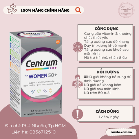 [CENTRUM] Vitamin tổng hợp
