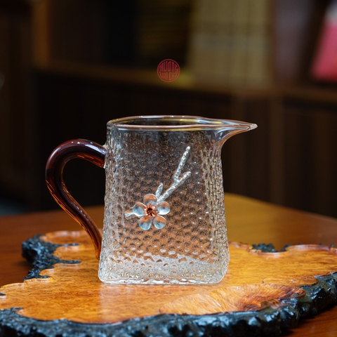 TỐNG THỦY TINH MỜ VUÔNG NỔI HOA 360ML