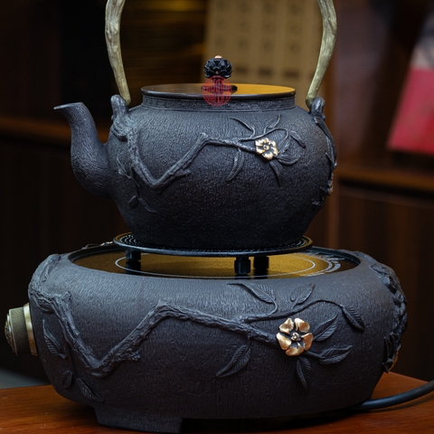 BỘ ẤM GANG NẤU NƯỚC ĐÚC NỔI XUÂN MAI