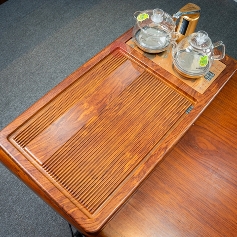 KHAY TRÀ GỖ MÀU HƯƠNG CAO CẤP (87x45x5 CM)