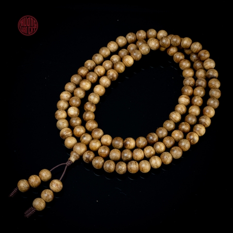 Chuỗi trầm hương 108 hạt 7 li banh Malay