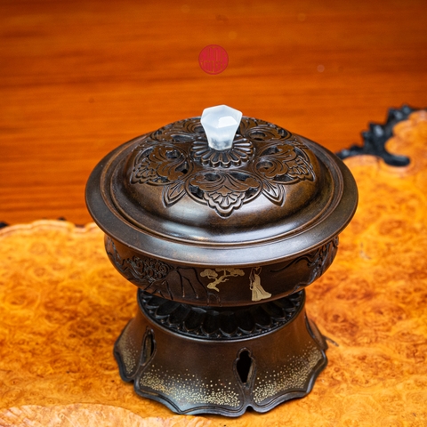 LƯ ĐỒNG CAO CẤP THÂN XOAY NẮP NGỌC