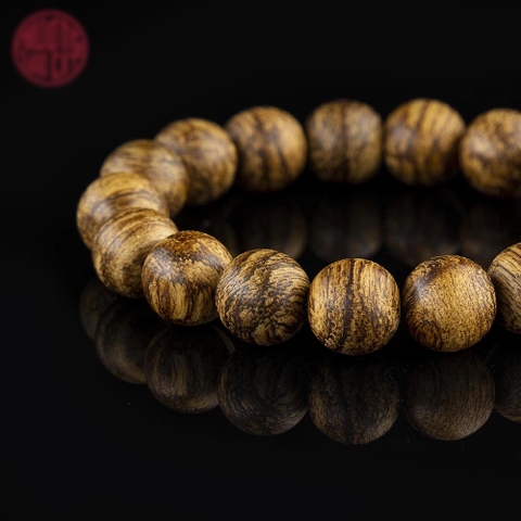 vòng trầm tròn banh quầng Indo 12 li