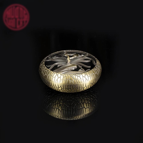 lư hợp kim xông nhang nụ