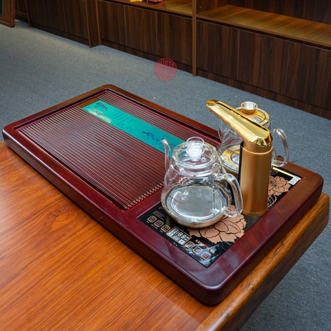 KHAY TRÀ GỖ CAO CẤP (88x45 CM)