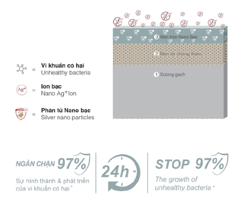 Gạch kháng khuẩn - Lựa chọn số 1 cho không gian sống
