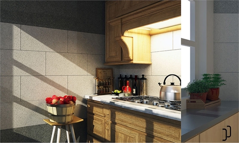 Mẫu gạch ốp tường bếp đẹp Đồng Tâm bạn không nên bỏ qua
