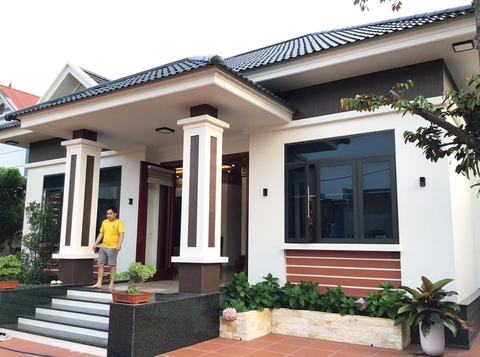 Mẫu nhà vườn mái Nhật hiện đại, độc đáo