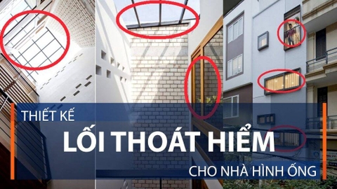 Tại sao cần có lối thoát hiểm khi xây nhà?