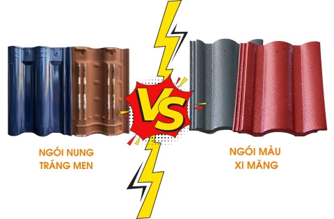 🏡 So Sánh Ngói Tráng Men Và Ngói Xi Măng – Lựa Chọn Nào Phù Hợp Cho Mái Nhà Việt?