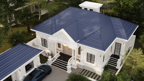 Ngói Phẳng T Viglacera Thăng Long – Vẻ Đẹp Tối Giản Cho Kiến Trúc Hiện Đại