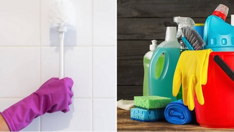 Cách siêu nhanh tẩy sạch bong nền gạch ố vàng