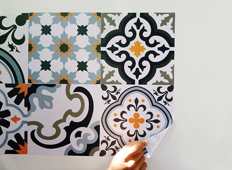 Decal gạch bông - giải pháp trang trí nhà cho người bận rộn