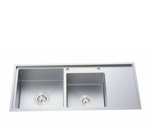 Chậu rửa bát 2 hố có bàn Bancoot 209RB 110x45x23