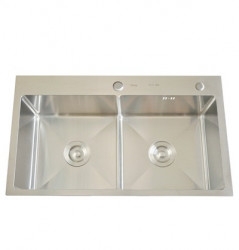 Chậu rửa bát hai hố cân inox Cielo CE 8245C 80x46x23