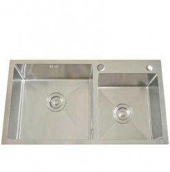 Chậu rửa bát hai hố inox Cielo CE8245L 82x45x23cm