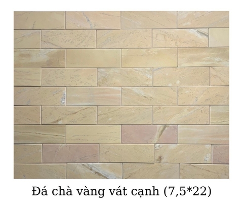 ĐÁ CHÀ VÀNG VÁT CẠNH 7,5x22