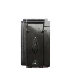 Ngói 22 viên/m2 tráng men màu đen Gốm Đất Việt