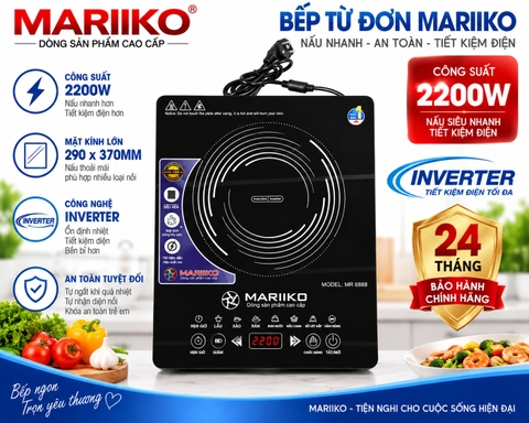 Bếp Điện Từ Đơn Mariiko Mr-6888