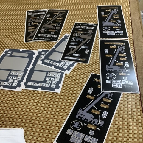 MẶT DÁN ĐỒNG HỒ XE CẨU