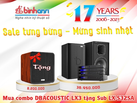 Sale tưng bừng mừng sinh nhật BÌNH ANSI