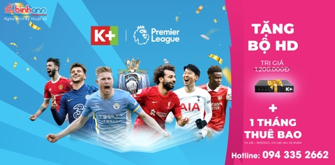 Chương trình đổi đầu K+ cũ hỏng lấy đầu K+ HD mới