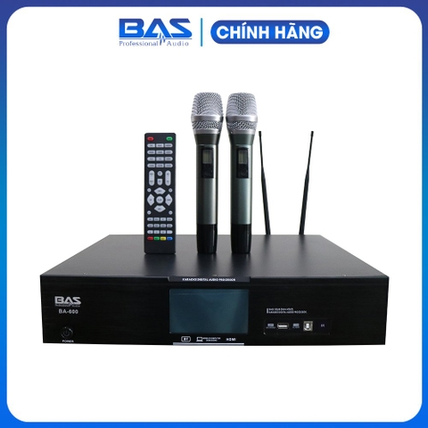 Công suất liền vang liền micro BA600, amply 3in1 dành cho dàn karaoke