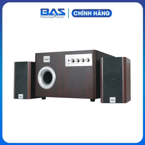 Loa để bàn cao cấp RMH RM281BT, loa nghe nhạc cao cấp RHM 281BT, loa để kệ tivi với thiết kế vân gỗ sang trọng, công suất 60W, loa vi tính hỗ trợ Bluettooth