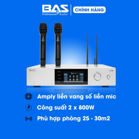 Amply kỹ thuật số lin vang liền micro không dây dBacoustic LX H8
