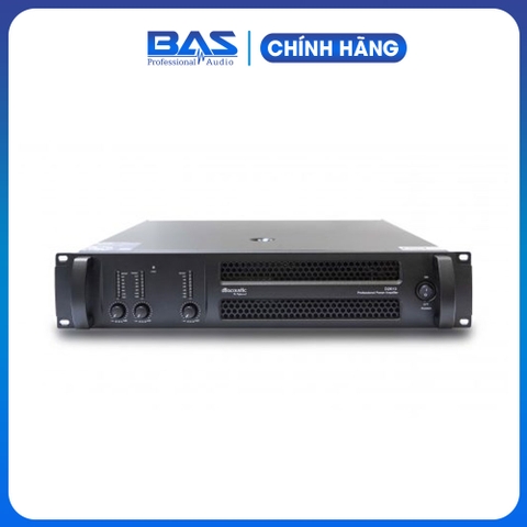 Cục đẩy công suất 3 kênh dBacoustic D2610 với 2 kênh đánh loa full bass 30 và 1 kênh chuyên biệt để đánh sub