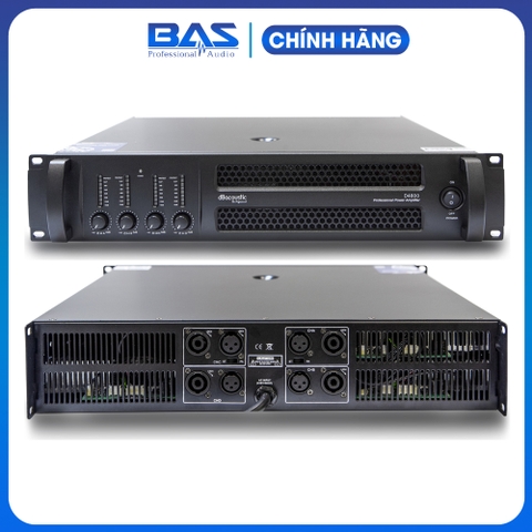 Công suất DBacoustic D4800, cục đẩy 4 kênh công suất 800w/CH