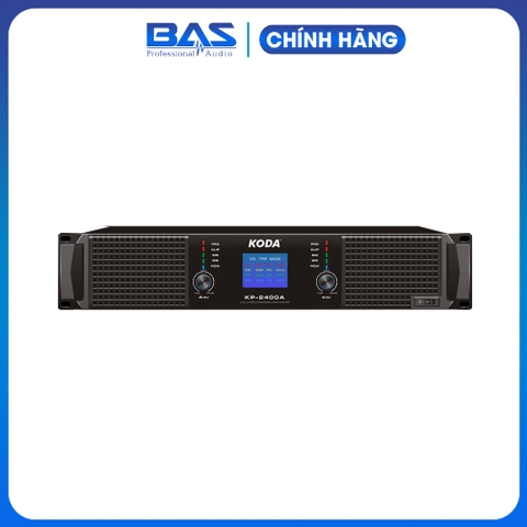 Công suất KODA KP 2400A, cục đẩy 2 kênh 400W/CH