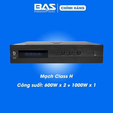 Công suất Dbacoustic LX-A5 Premium,2x600W+1x1000W, Class H