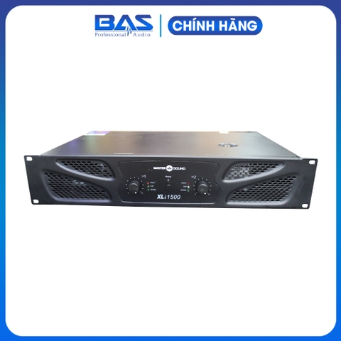Công suất Mastersound XLi 1500, cục đẩy 2 kênh cho dàn âm thanh