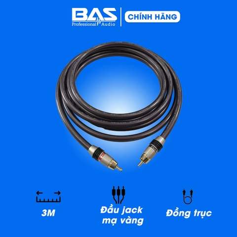 Dây tín hiệu AV coxial digital, lõi đồng, dài 3m