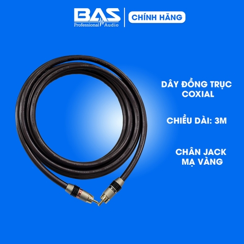 Dây coaxial digital Liton 3m, cáp đồng trục